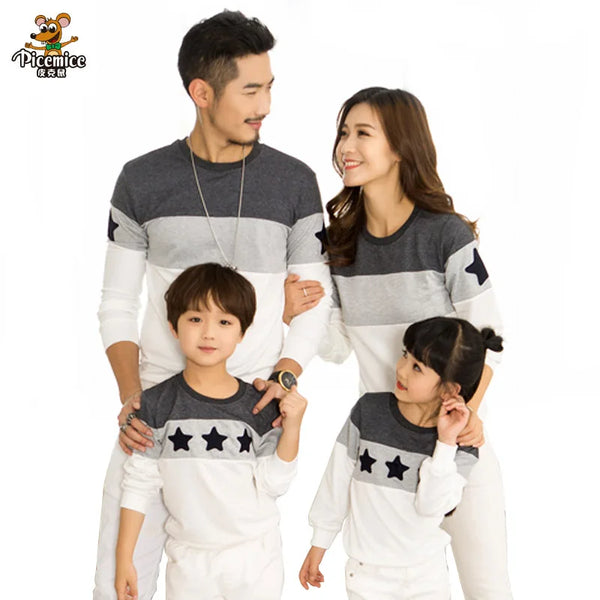 Starlit Love Embroidery T-Shirt — A Memory-Building Family Look for All Ages
