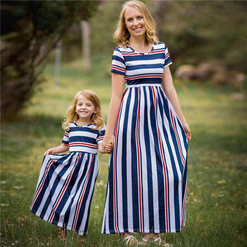 Worlds of Love Spring Dress — Memory-Building Blooms for Mom & Daughter (1–9 Years)