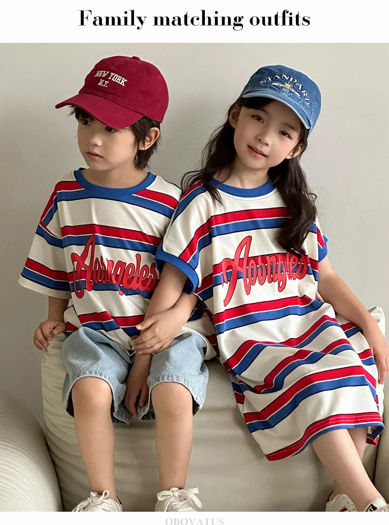 Striped Together Family Set — A Memory-Building Summer Vacation Look for the Whole Family
