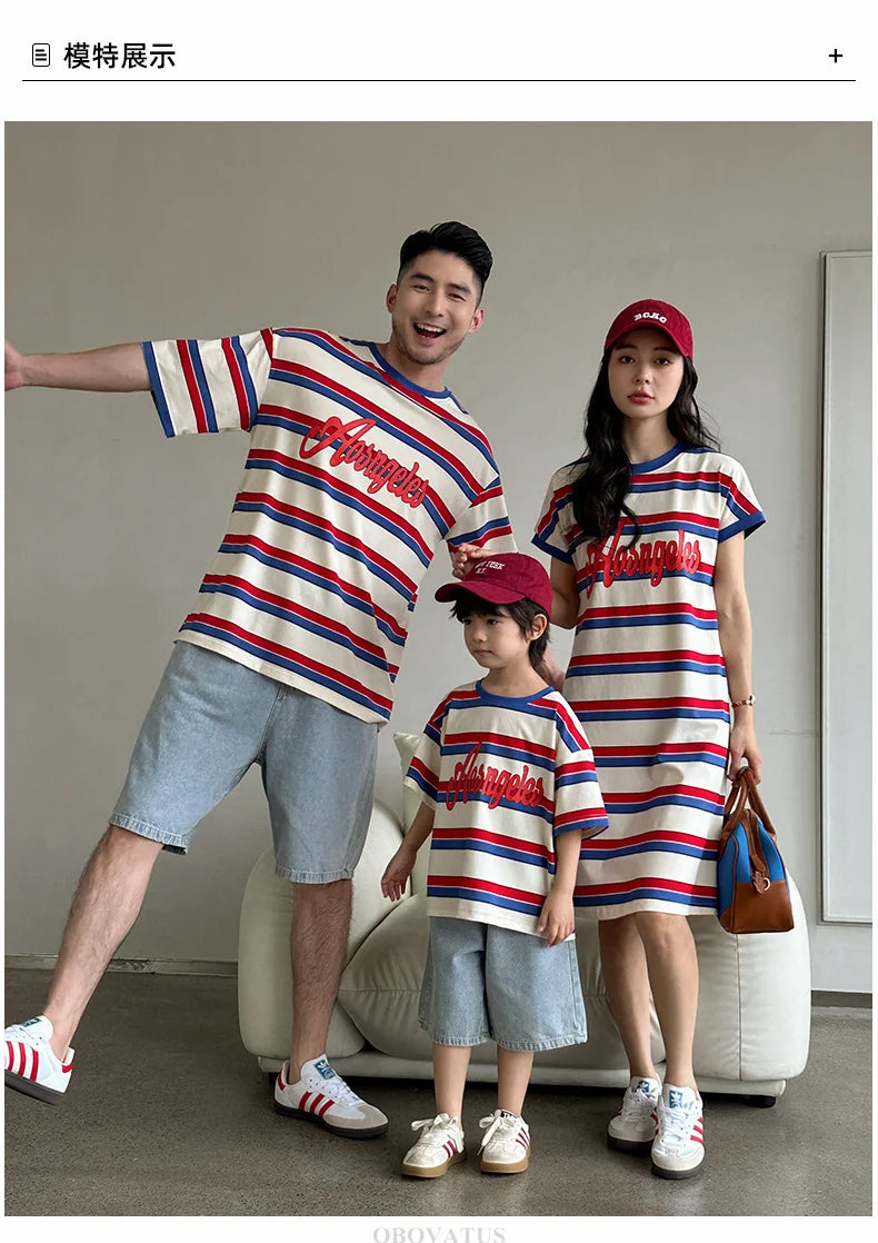 Striped Together Family Set — A Memory-Building Summer Vacation Look for the Whole Family