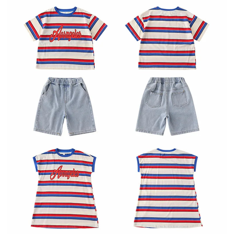 Striped Together Family Set — A Memory-Building Summer Vacation Look for the Whole Family