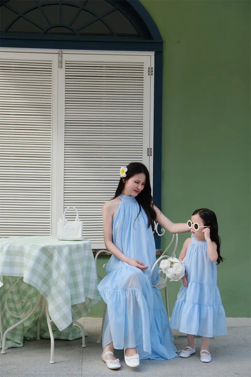 Chiffon Dreams Family Set — A Breezy Beach Memory for Mom & Daughter