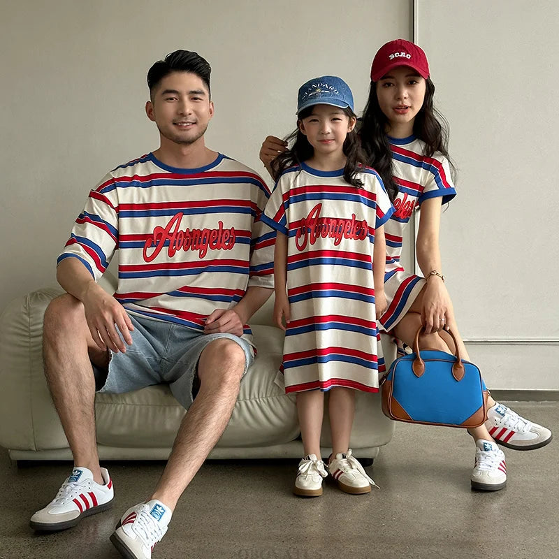 Striped Together Family Set — A Memory-Building Summer Vacation Look for the Whole Family