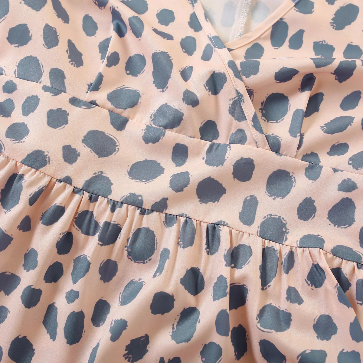 Autumn Bonds Polka Dot Dress — A Memory-Building Long Sleeve Look for Mom & Child