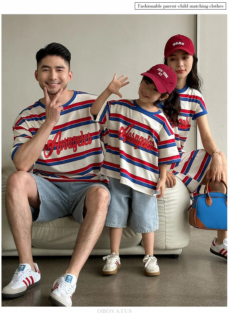 Striped Together Family Set — A Memory-Building Summer Vacation Look for the Whole Family