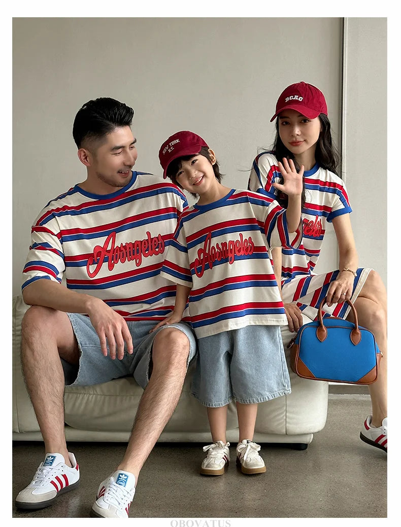 Striped Together Family Set — A Memory-Building Summer Vacation Look for the Whole Family