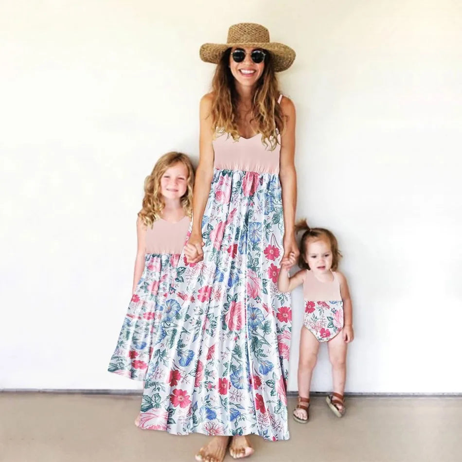 Worlds of Love Floral Print Dress — A Memory-Building Color Story for Mom & Child