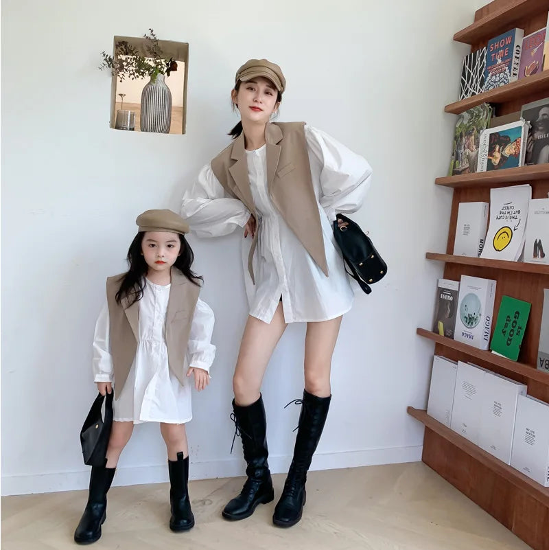Tender Bonds Blouse & Dress — A Memory-Building Autumn Look for Mom & Daughter