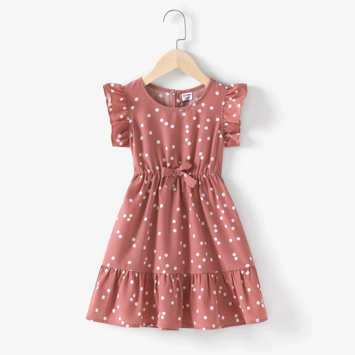 Worlds of Love Dot Wrap Dress — A Ruffle Flutter Memory for Mom & Daughter