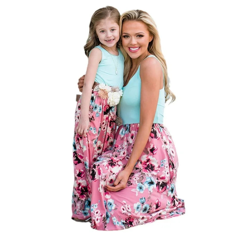 Worlds of Love Floral Print Dress — A Memory-Building Color Story for Mom & Child