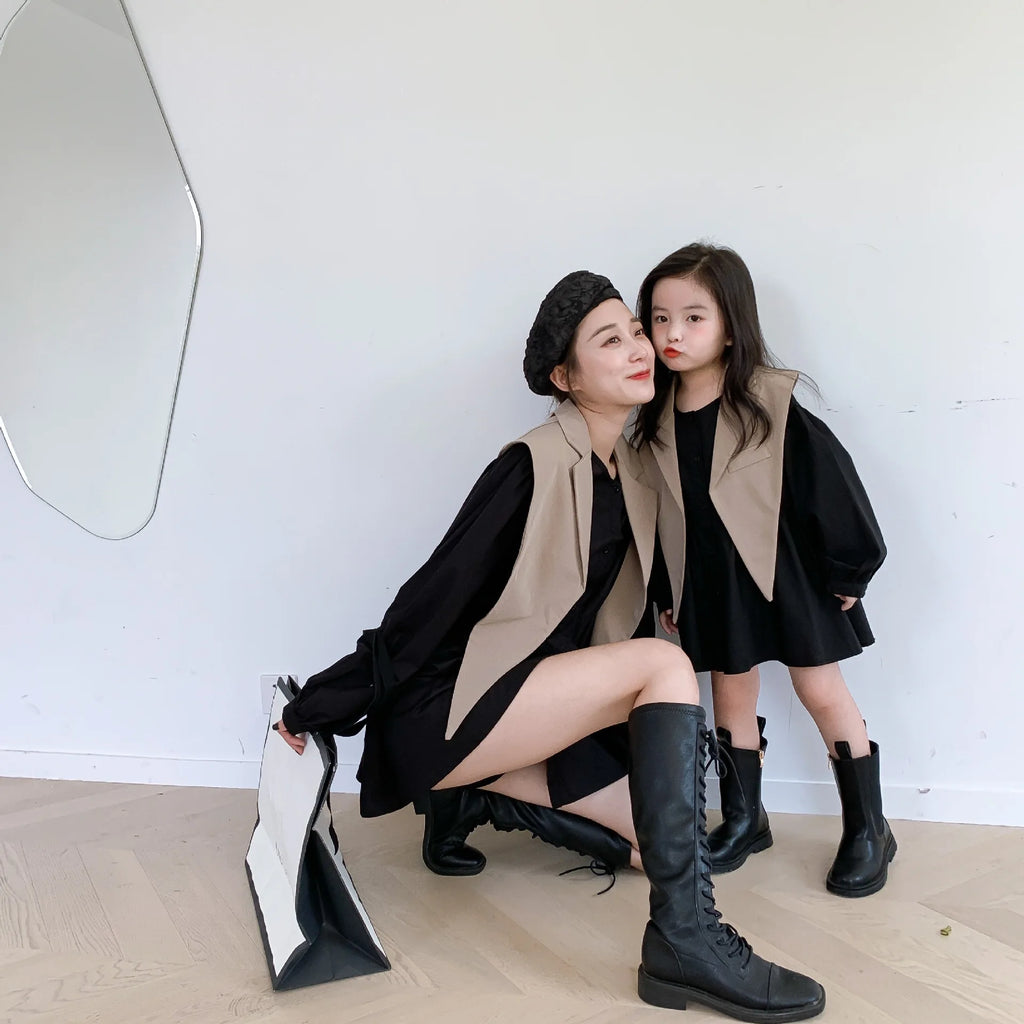 Tender Bonds Blouse & Dress — A Memory-Building Autumn Look for Mom & Daughter