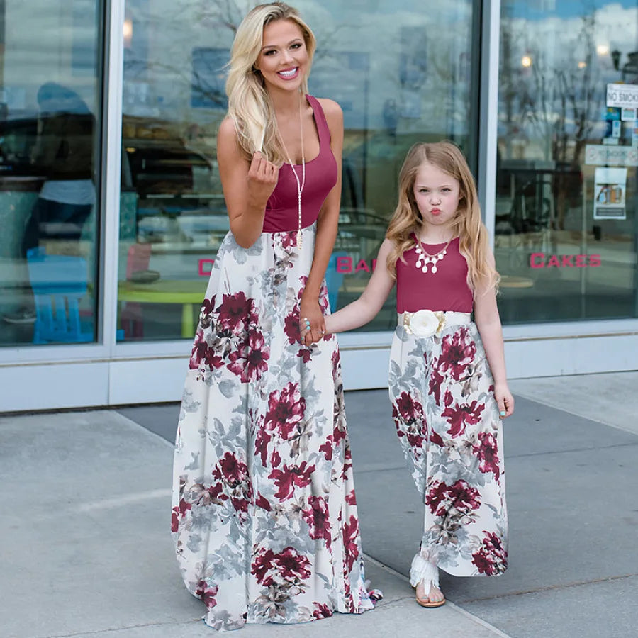 Worlds of Love Floral Print Dress — A Memory-Building Color Story for Mom & Child