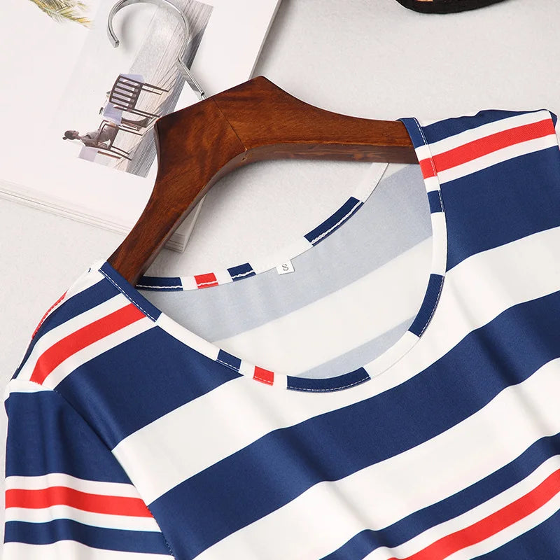 Sunshine Stripes Matching Suit — A Memory-Building Short Sleeve Set for Mom & Daughter