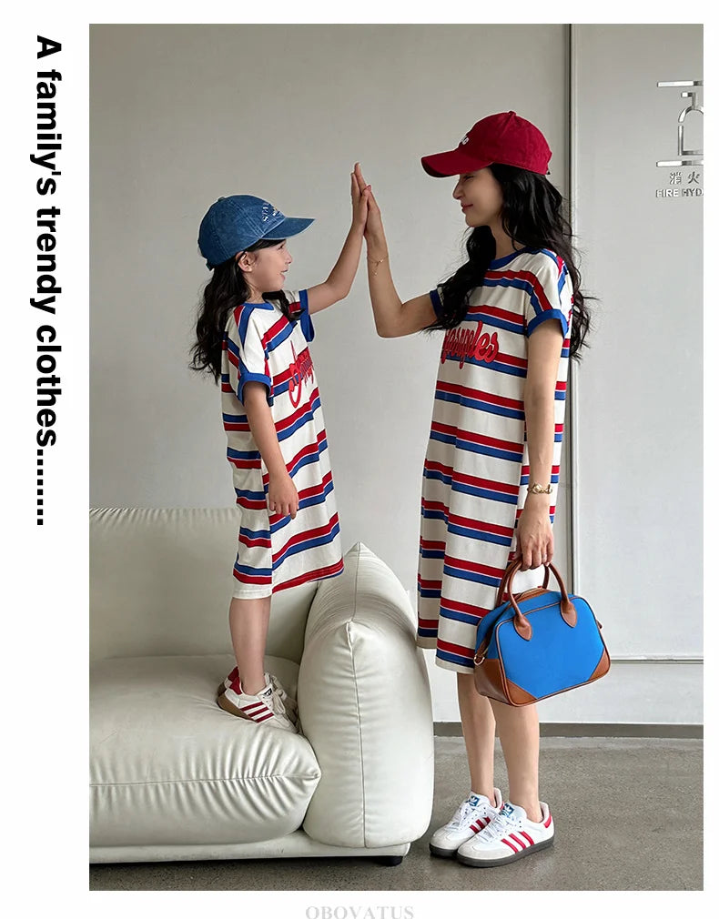 Striped Together Family Set — A Memory-Building Summer Vacation Look for the Whole Family
