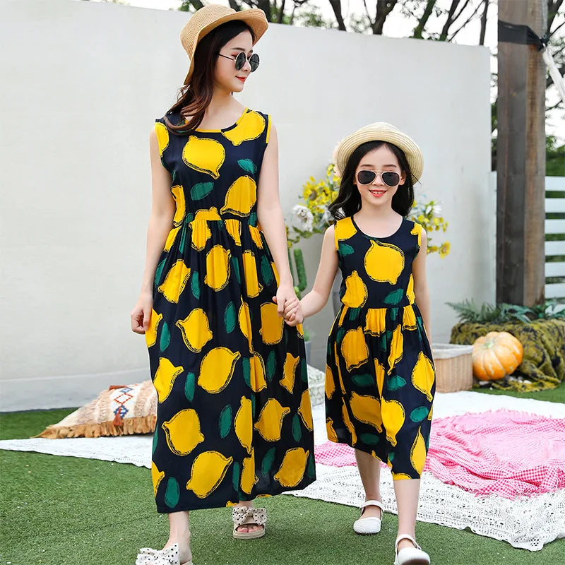 Blooming Memories Floral Sundress — A Love-Filled Beach Day for Mom & Daughter