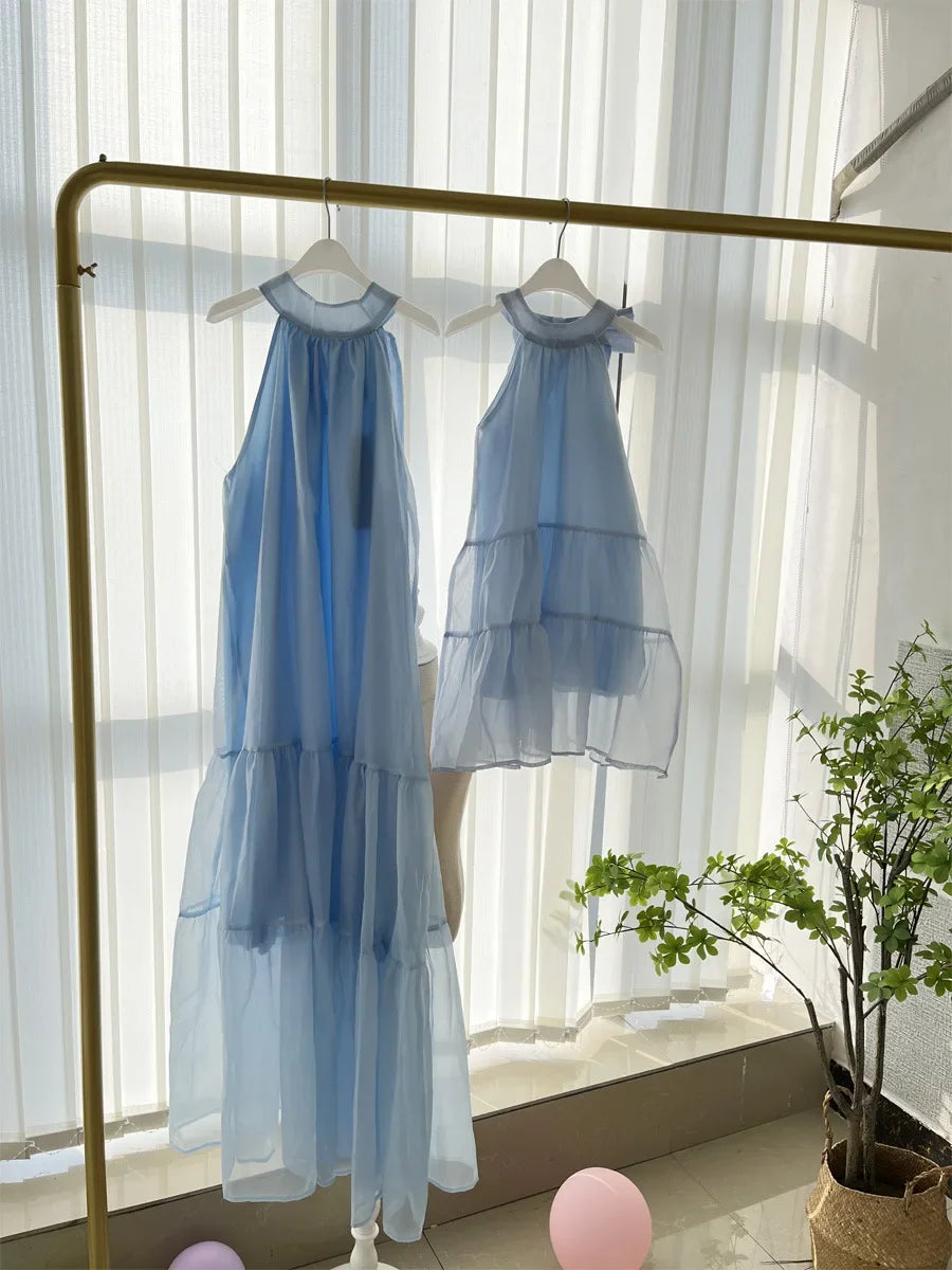 Chiffon Dreams Family Set — A Breezy Beach Memory for Mom & Daughter