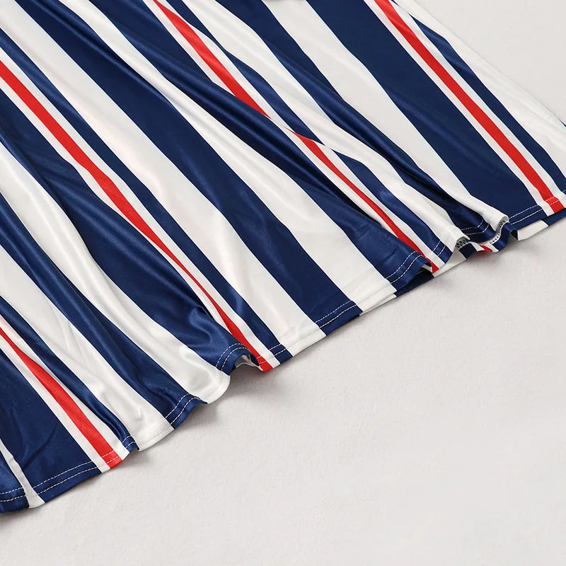Sunshine Stripes Matching Suit — A Memory-Building Short Sleeve Set for Mom & Daughter