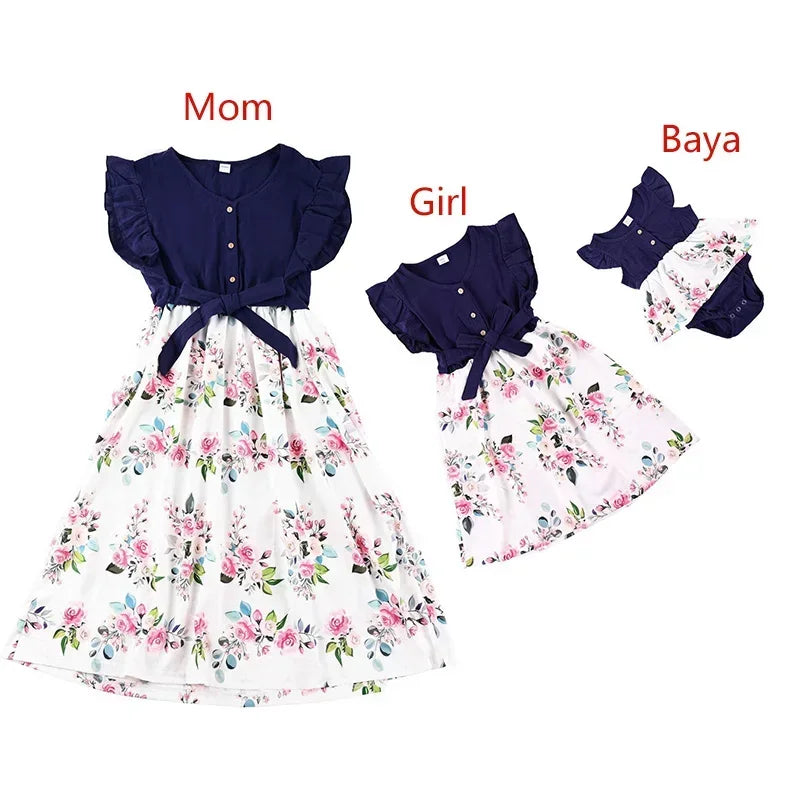 Flower of My Heart Cotton Dress — A Memory-Building Mommy & Me Outfit