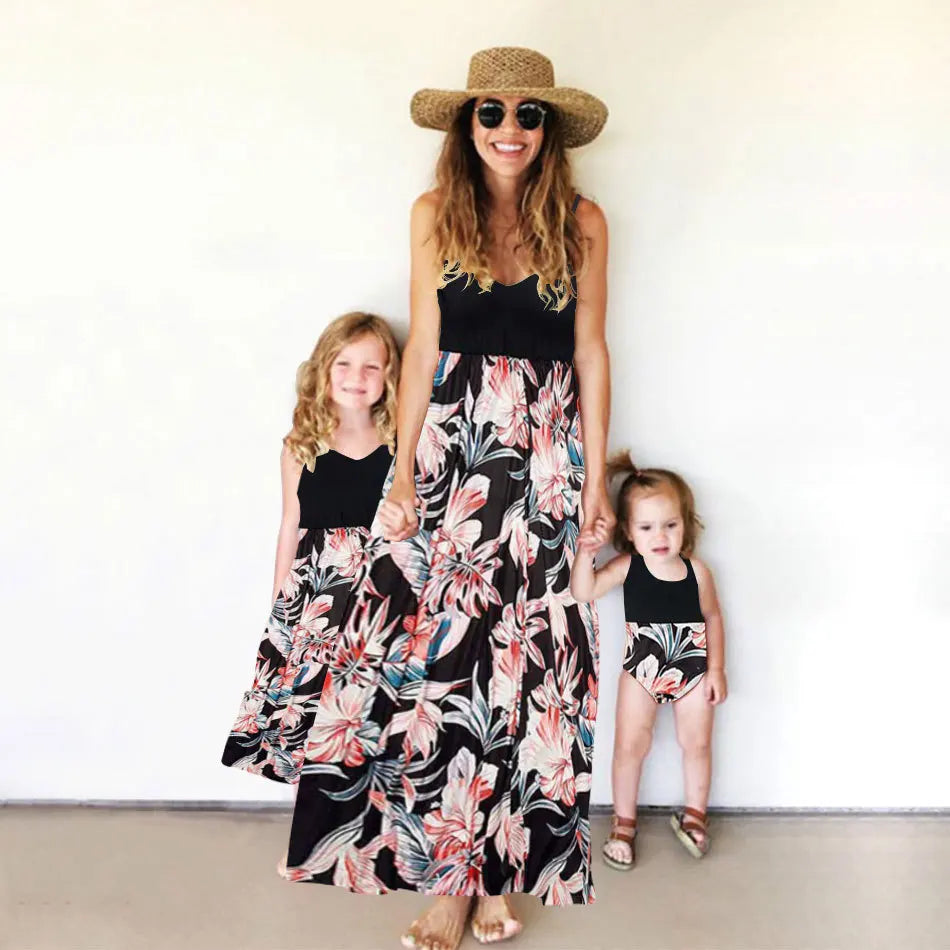 Worlds of Love Floral Print Dress — A Memory-Building Color Story for Mom & Child