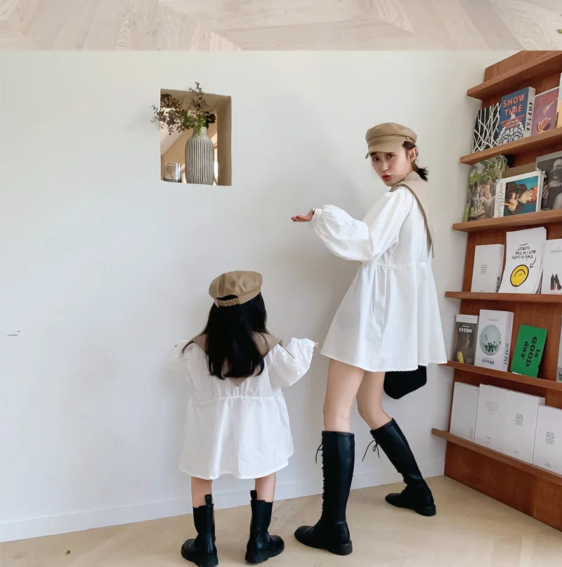Tender Bonds Blouse & Dress — A Memory-Building Autumn Look for Mom & Daughter