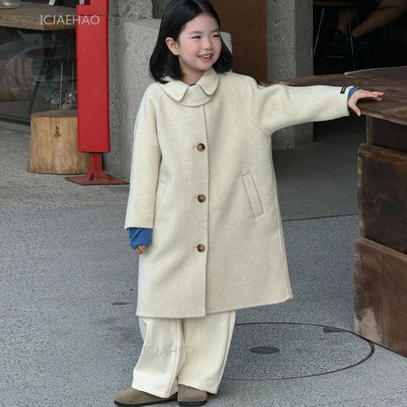 Wrapped in Warmth Wool Coat — A Memory-Building Winter Look for Mom & Kids