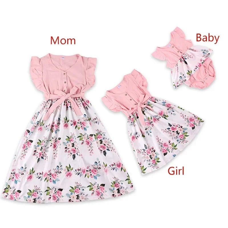 Flower of My Heart Cotton Dress — A Memory-Building Mommy & Me Outfit