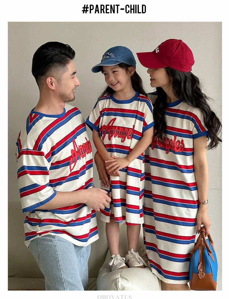Striped Together Family Set — A Memory-Building Summer Vacation Look for the Whole Family