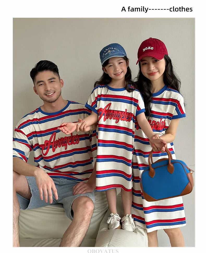 Striped Together Family Set — A Memory-Building Summer Vacation Look for the Whole Family