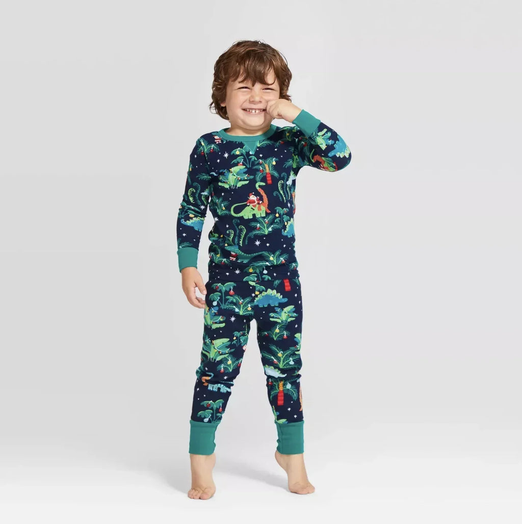 Joyful Traditions Dinosaur Pajama Set — A Memory-Building Holiday Look for the Whole Family