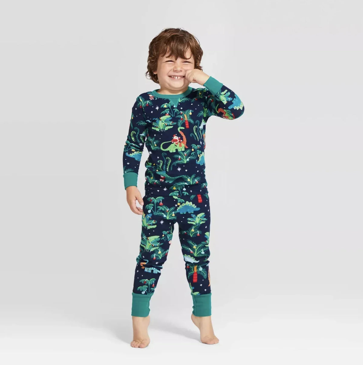 Joyful Traditions Dinosaur Pajama Set — A Memory-Building Holiday Look for the Whole Family