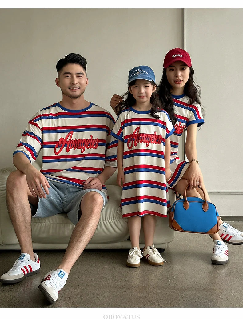Striped Together Family Set — A Memory-Building Summer Vacation Look for the Whole Family