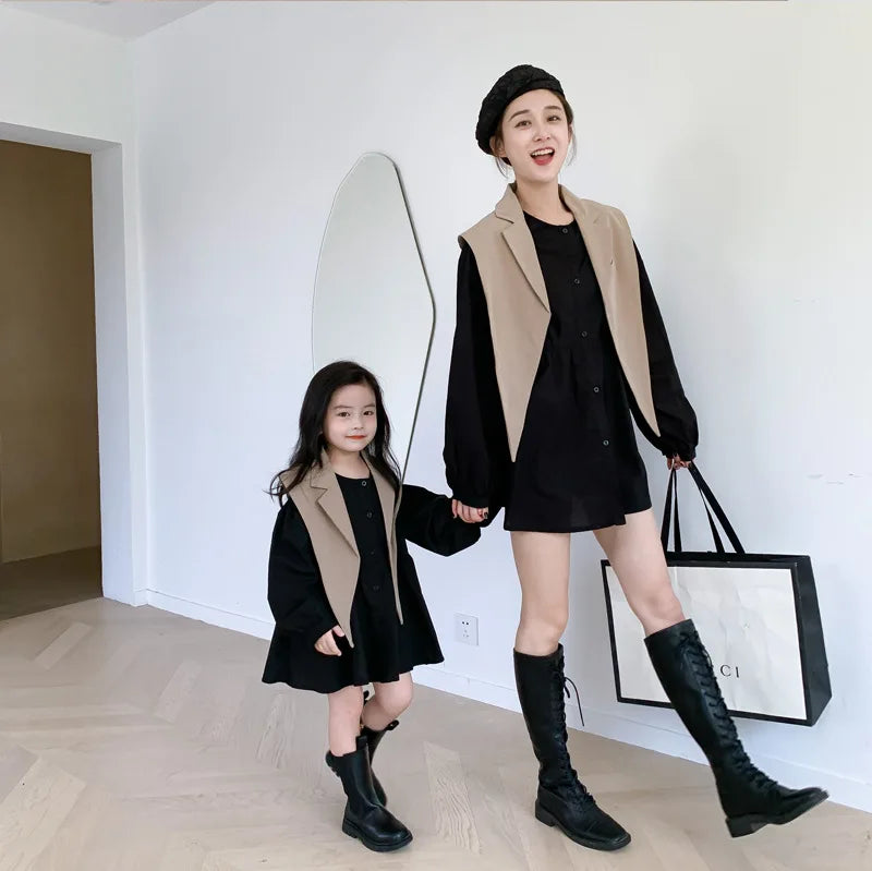 Tender Bonds Blouse & Dress — A Memory-Building Autumn Look for Mom & Daughter