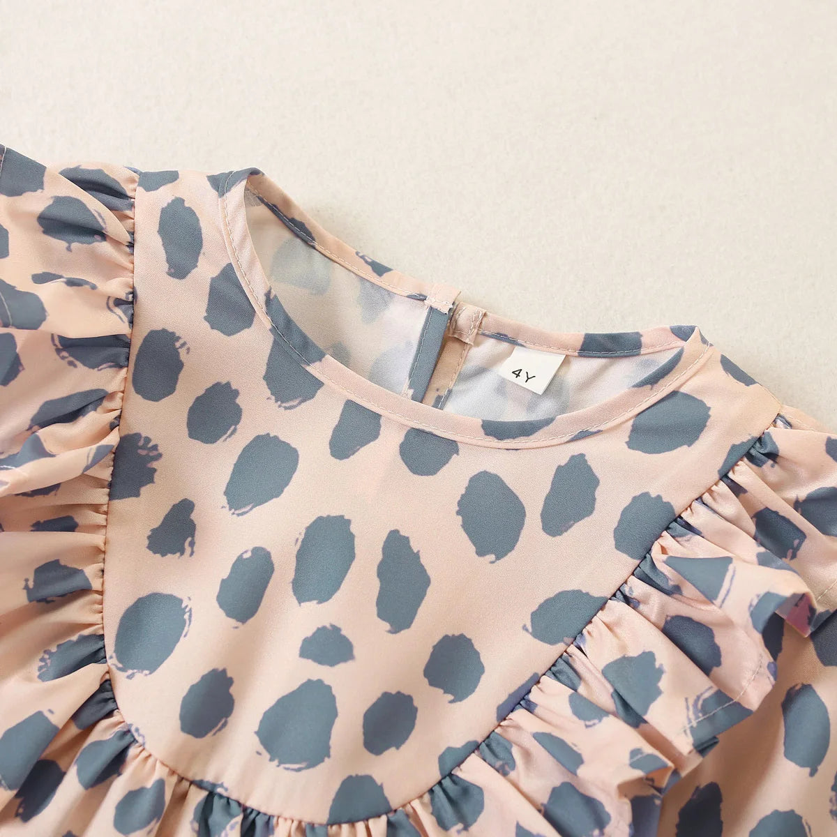 Autumn Bonds Polka Dot Dress — A Memory-Building Long Sleeve Look for Mom & Child
