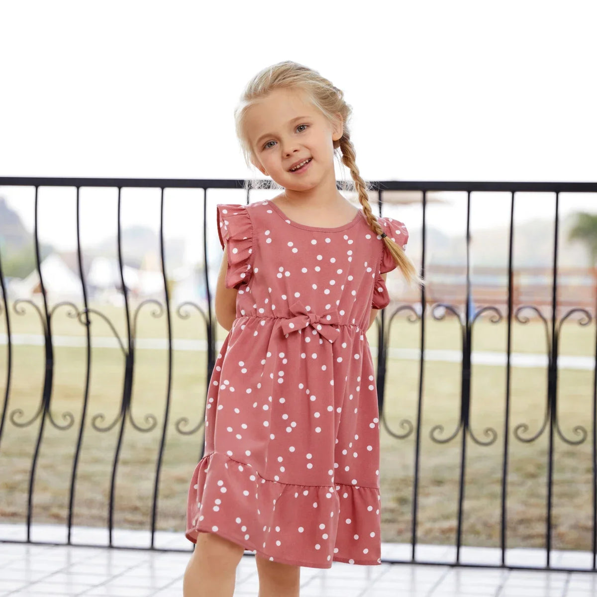 Worlds of Love Dot Wrap Dress — A Ruffle Flutter Memory for Mom & Daughter