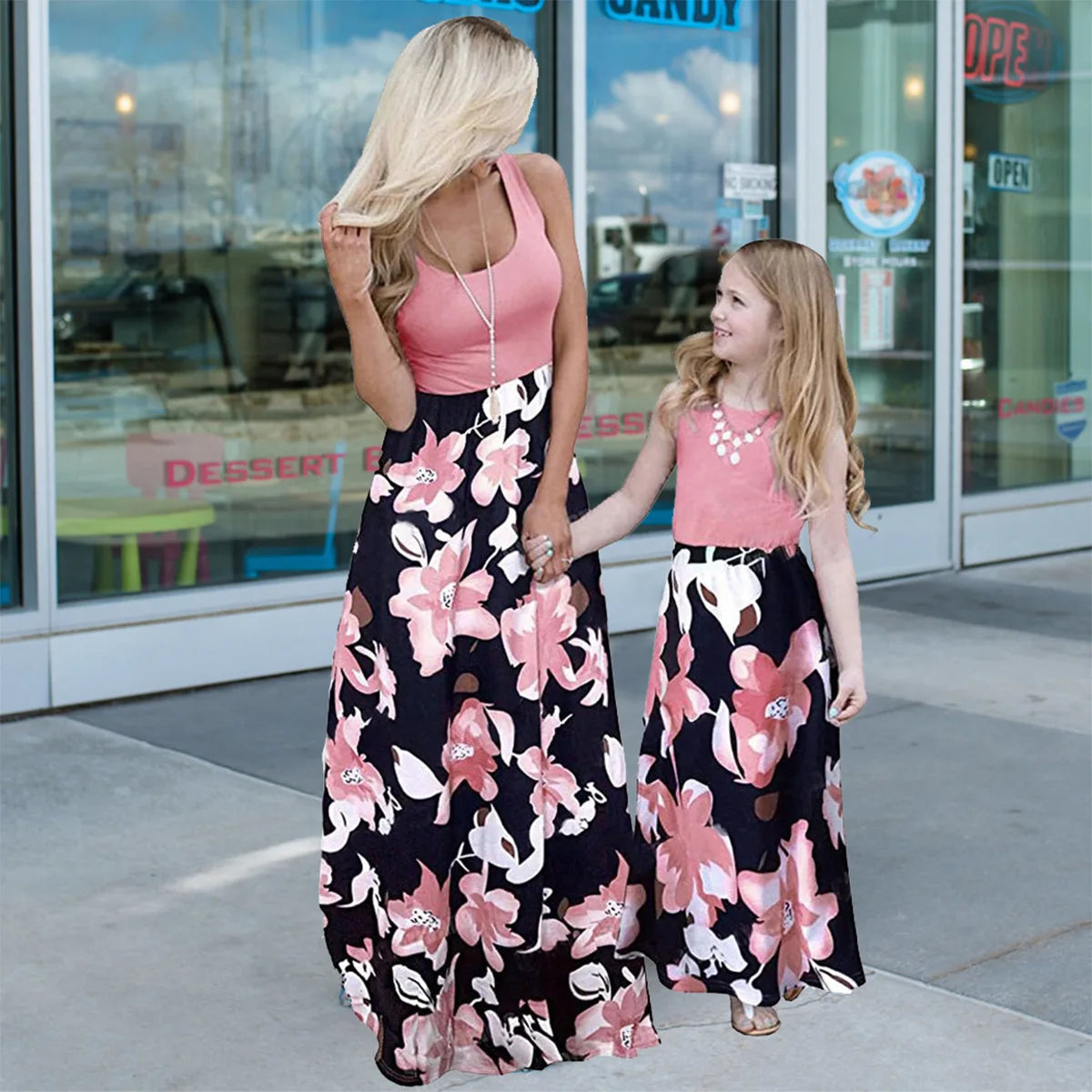 Worlds of Love Floral Print Dress — A Memory-Building Color Story for Mom & Child