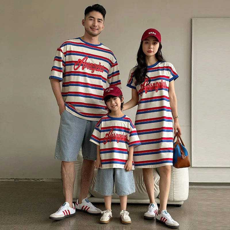 Striped Together Family Set — A Memory-Building Summer Vacation Look for the Whole Family