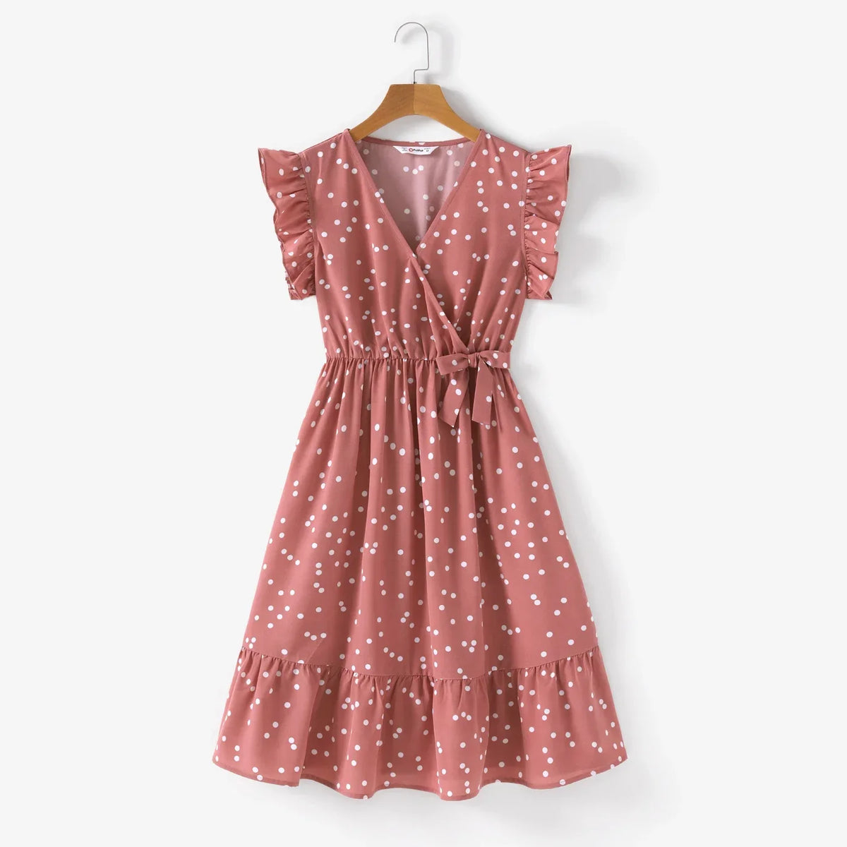 Worlds of Love Dot Wrap Dress — A Ruffle Flutter Memory for Mom & Daughter