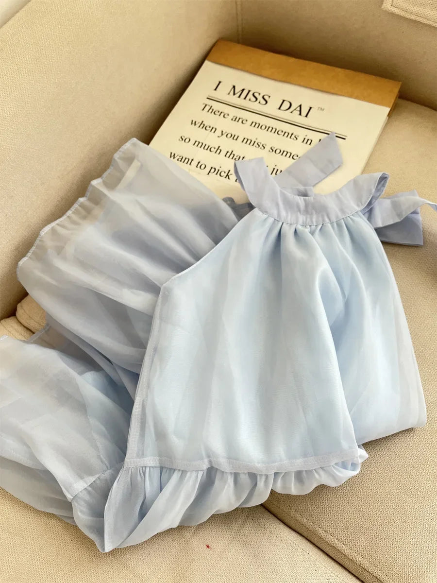 Chiffon Dreams Family Set — A Breezy Beach Memory for Mom & Daughter