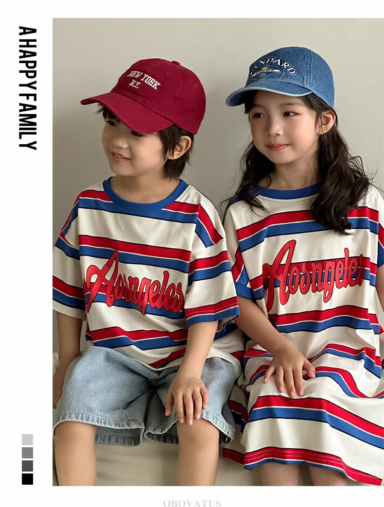 Striped Together Family Set — A Memory-Building Summer Vacation Look for the Whole Family