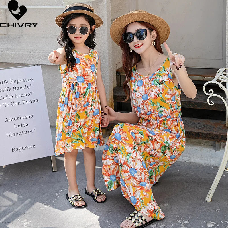 Blooming Memories Floral Sundress — A Love-Filled Beach Day for Mom & Daughter