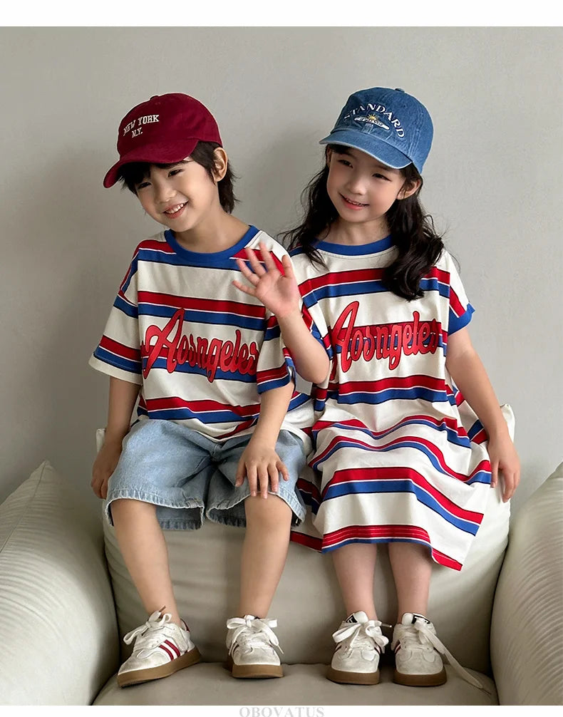 Striped Together Family Set — A Memory-Building Summer Vacation Look for the Whole Family