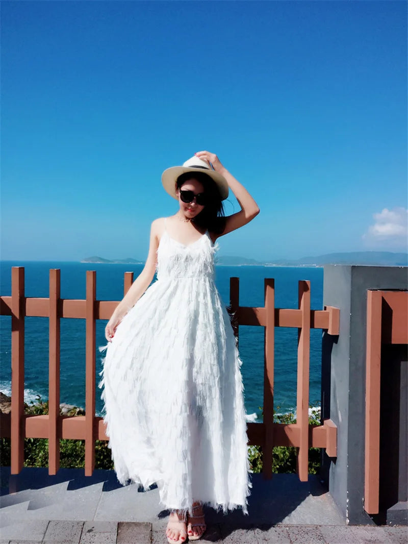 Sunlit Memories Backless Suspender Dress — A Love-Filled Summer for Mom & Daughter