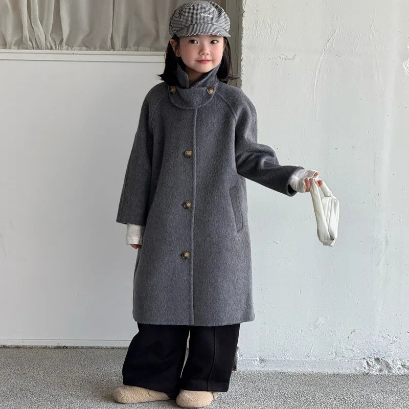 Wrapped in Warmth Wool Coat — A Memory-Building Winter Look for Mom & Kids
