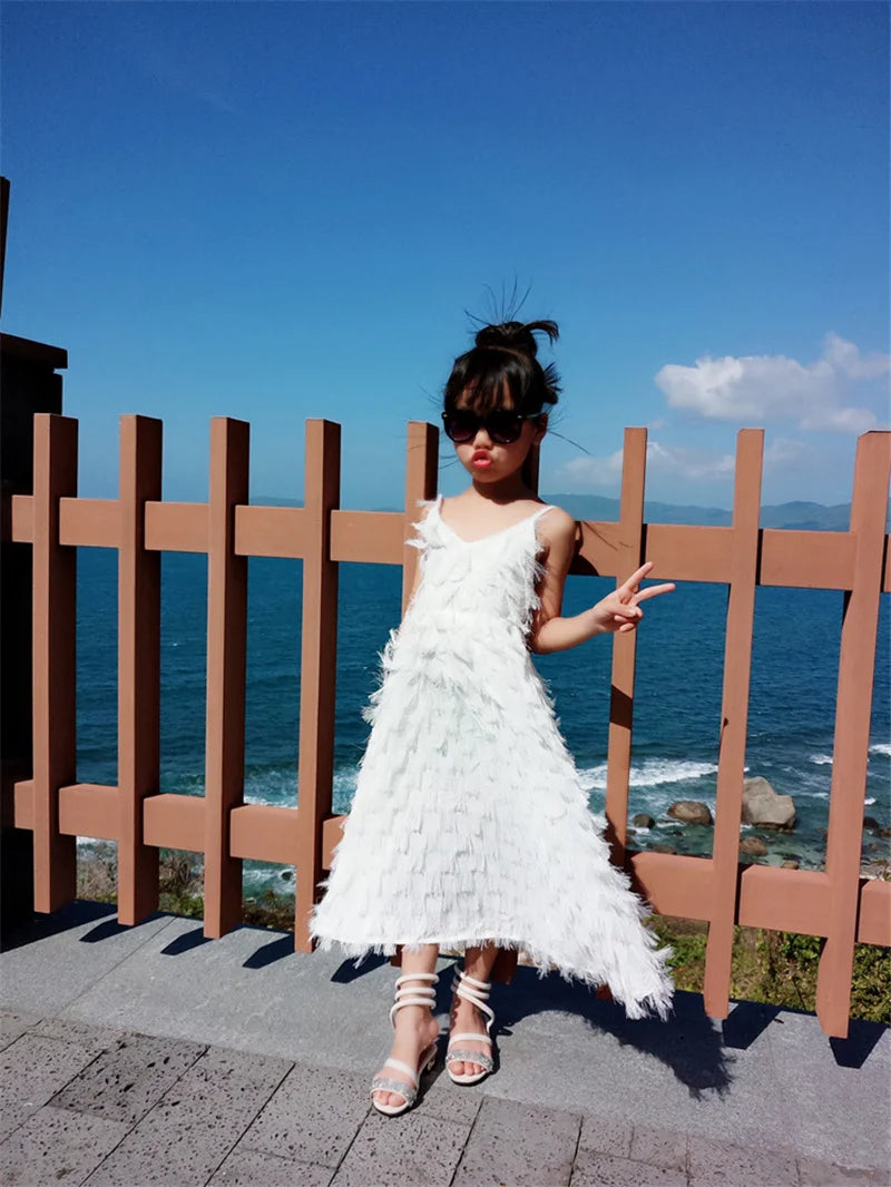 Sunlit Memories Backless Suspender Dress — A Love-Filled Summer for Mom & Daughter