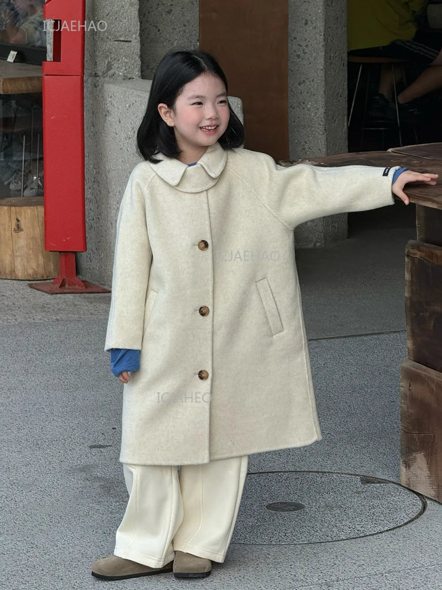 Wrapped in Warmth Wool Coat — A Memory-Building Winter Look for Mom & Kids