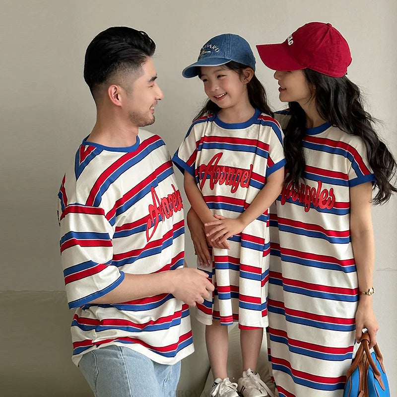 Striped Together Family Set — A Memory-Building Summer Vacation Look for the Whole Family